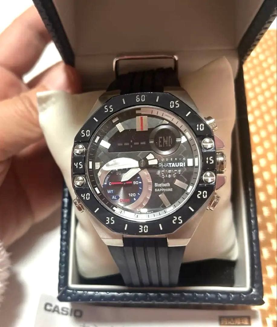 か*し様 CASIO EDIFICE Bluetooth ラバーベルト時計