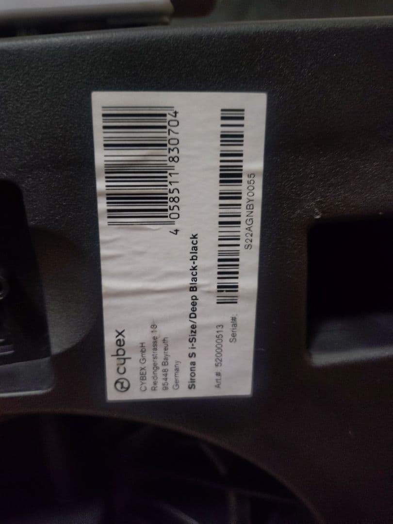 cybex SIRONA シローナ S i-Size ブラック isofix