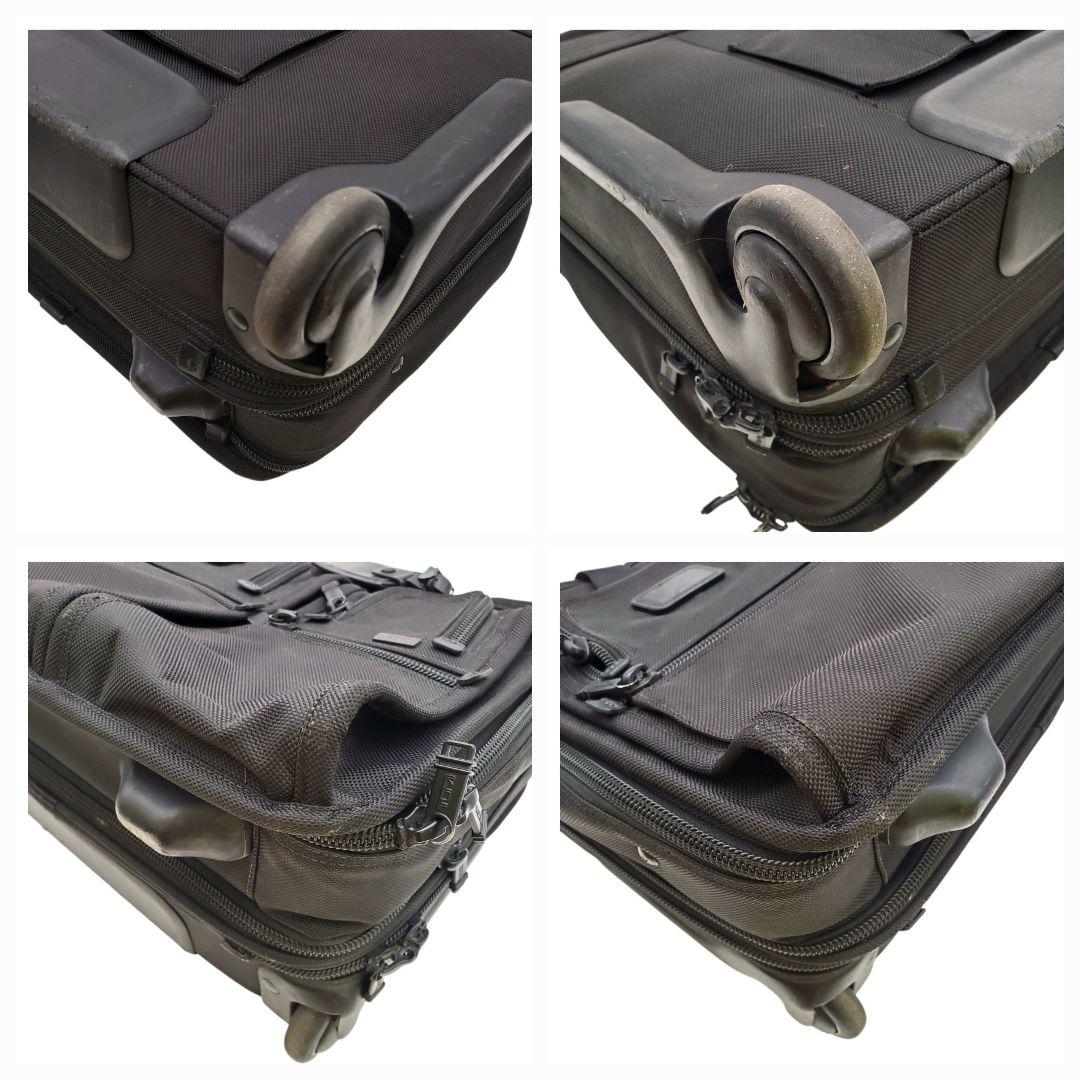 極美品✨TUMI ALPHA　ビジネスキャリー　拡張機能　チャーム 男女