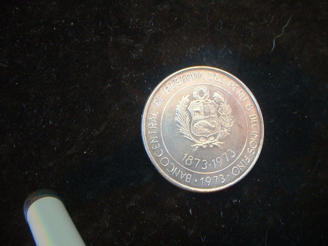 【美品】アンティーク 日本ペルー修好100周年記念　100ソル銀貨