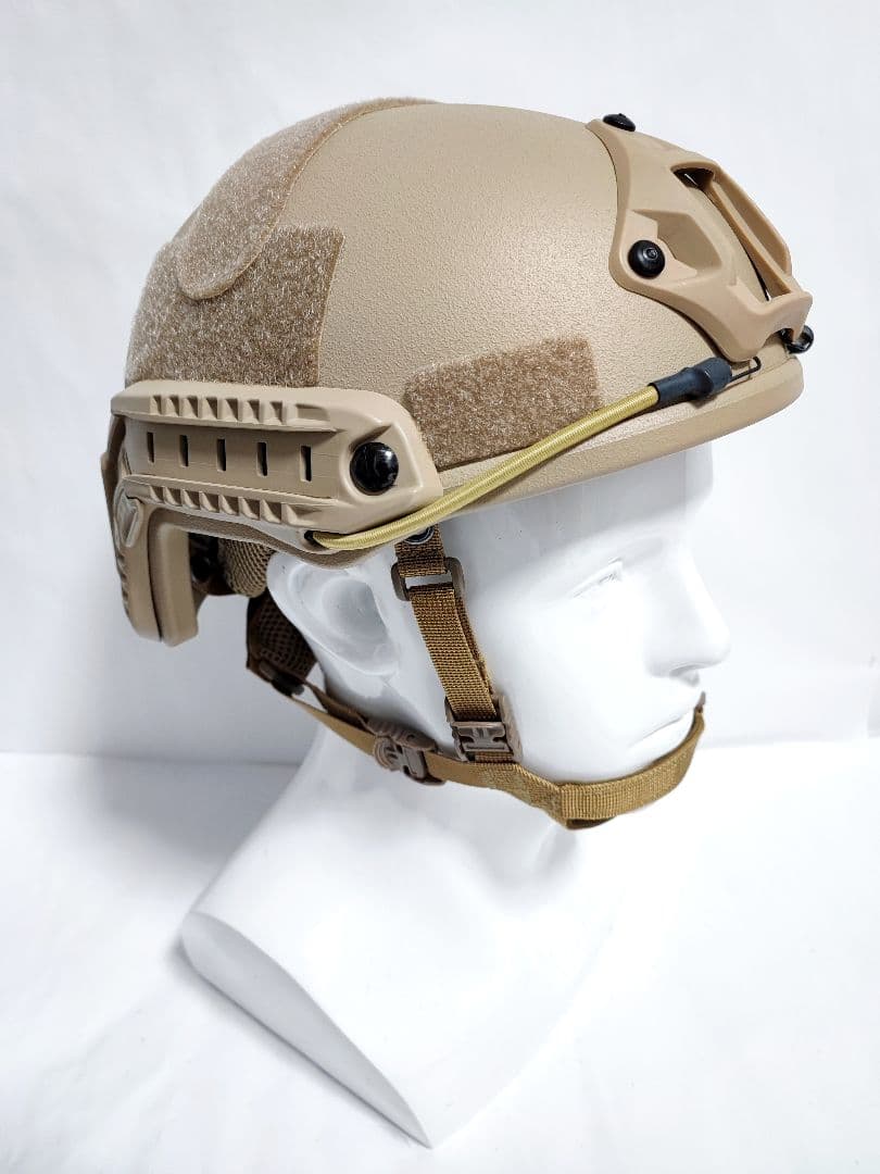 NIJ IIIA レベル3A Fast型 防弾ヘルメット TAN 新品未使用