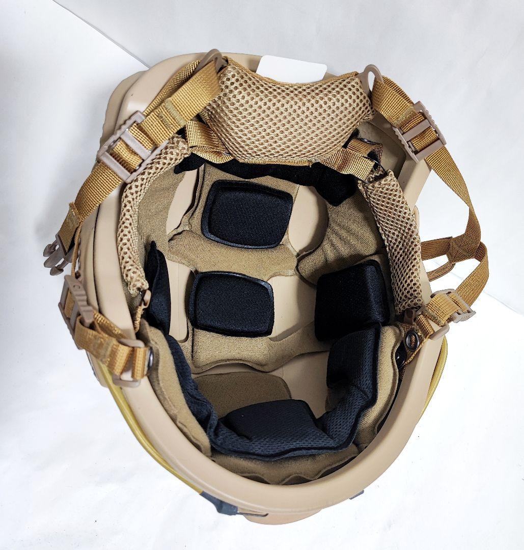 NIJ IIIA レベル3A Fast型 防弾ヘルメット TAN 新品未使用