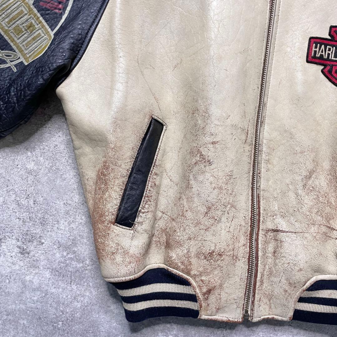 【激渋90s Harley-Davidson leather jacket】