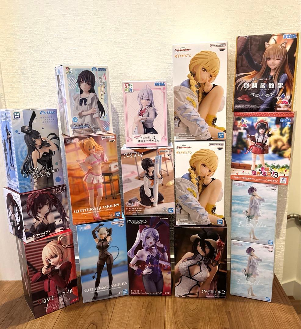 美少女フィギュア プライズ 人気 まとめ売り 16点