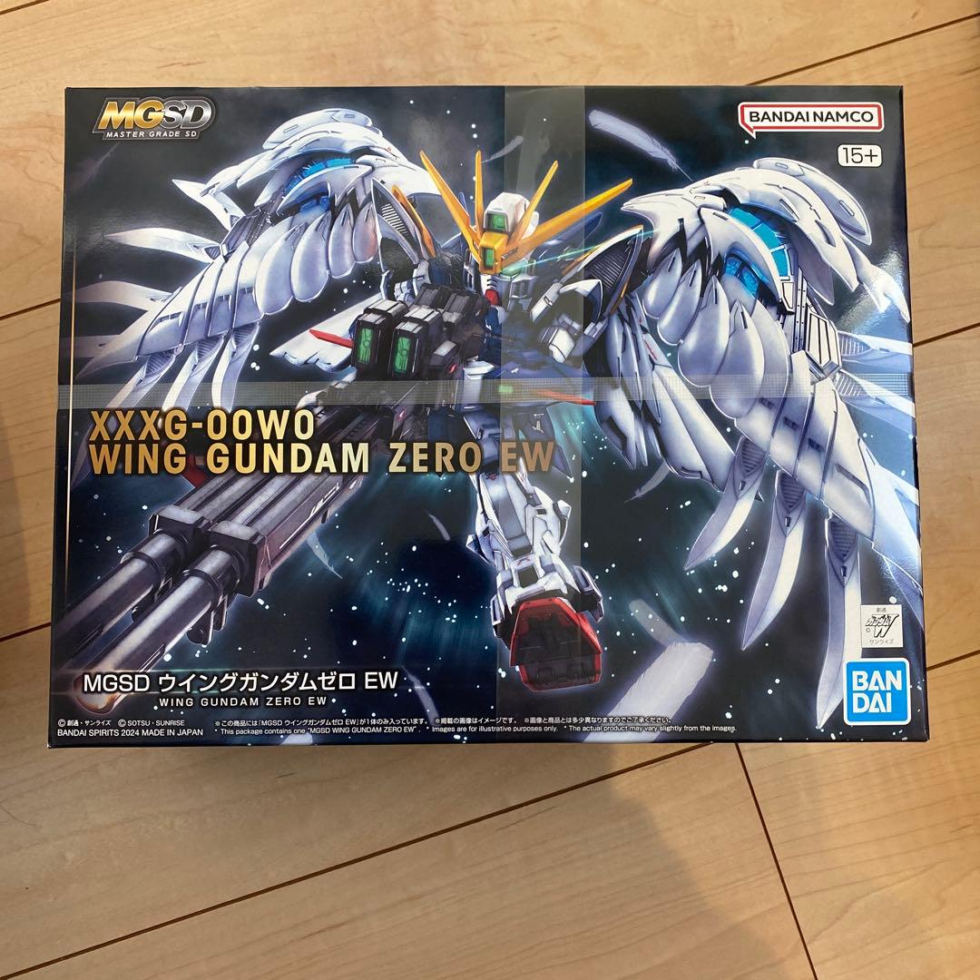 MG MGSDガンプラ 3点セット ウイングゼロEW・シナンジュ・Vガンダム