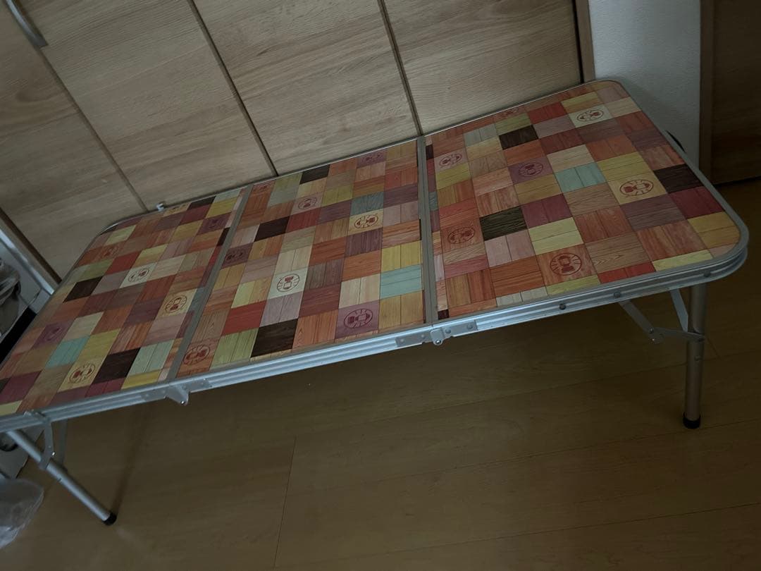 コールマン キャンプテーブル140折りたたみアウトドアテーブルモザイクテーブル