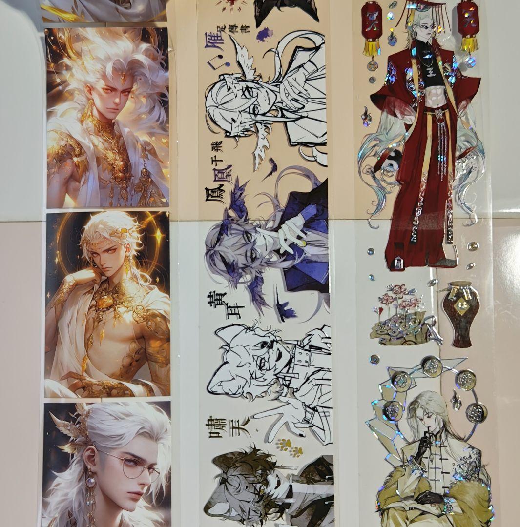 海外マスキングテープ　人物マステ　男の子　まとめ売り　新品1個　中古33個　他