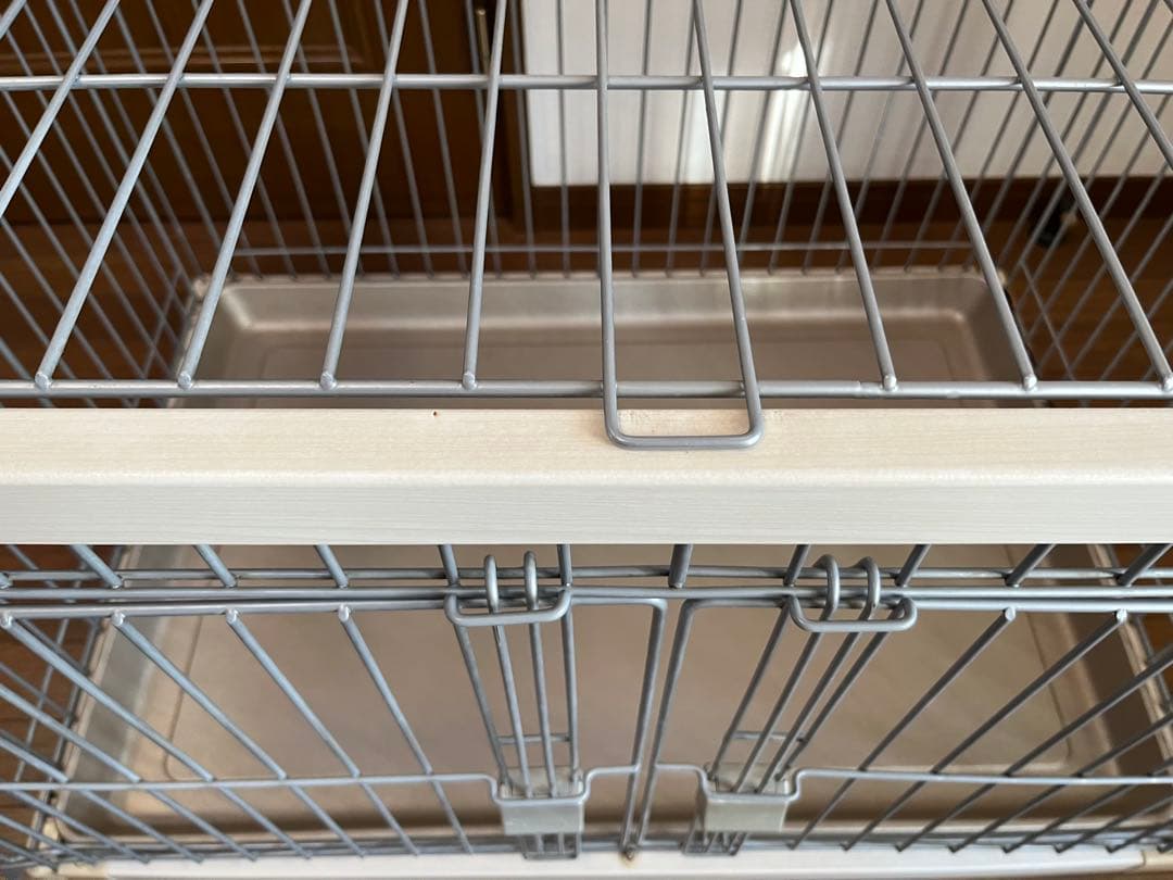 【送料込】アイリスオーヤマ 犬 ケージ ウッディサークル　アイボリー　屋根付き