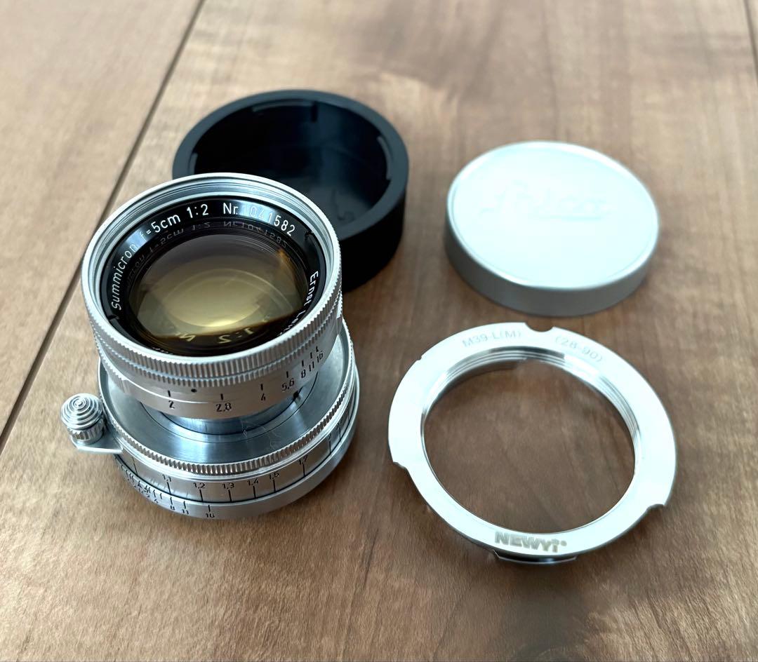 ライカ ズミクロン トリウム 50㎜ 沈胴 美品 LEICA