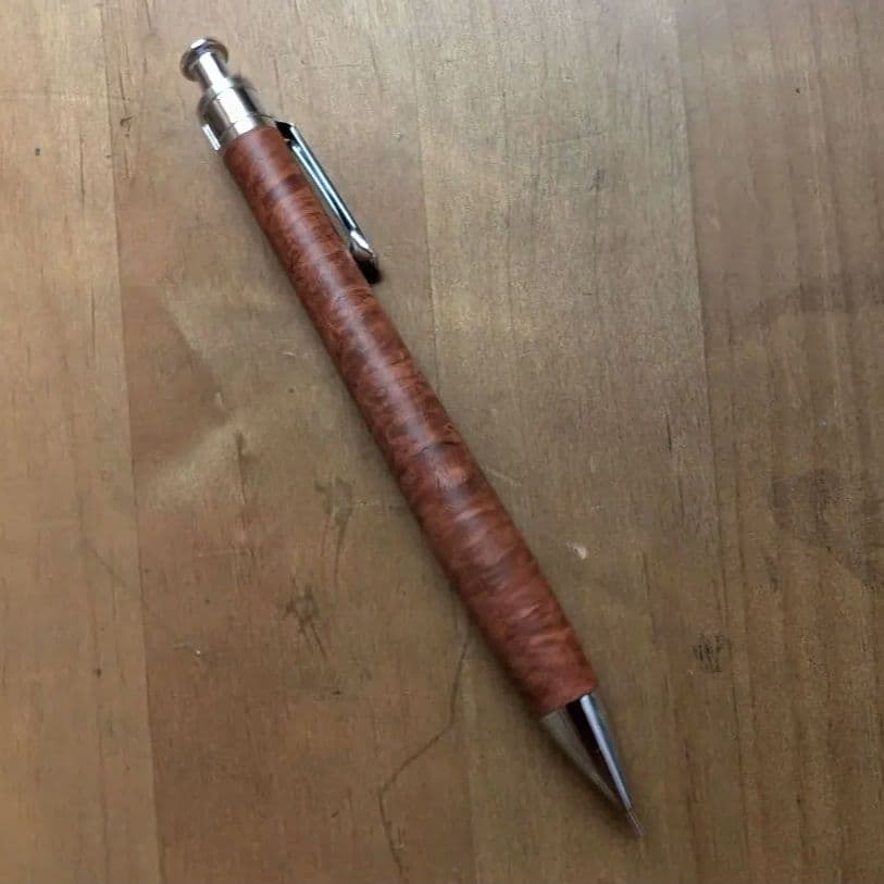 工房楔　花梨瘤杢ペンシル0.5【ジャンク品】