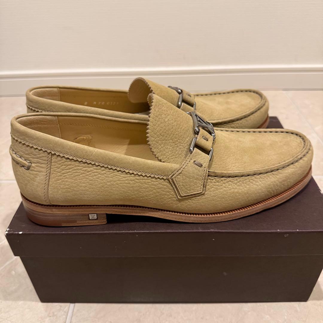 Louis Vuitton ベージュ モカシン size8