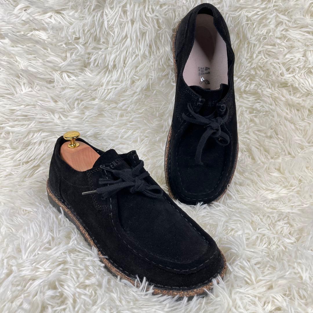 極美品 BIRKENSTOCK　PASADENA  MEN Ⅲ　ブラックスエード