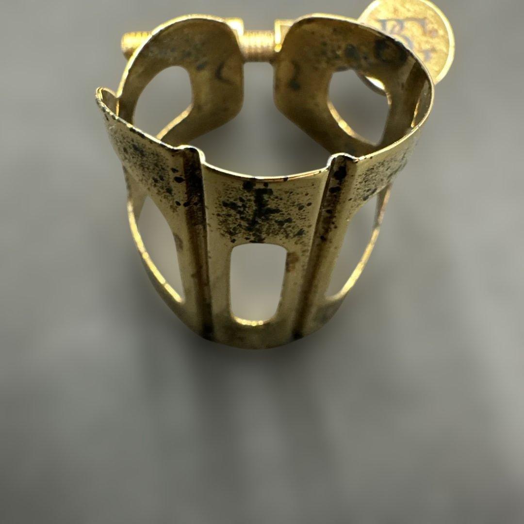 BG L11 ALTO サックスリガチャー ゴールドメッキ