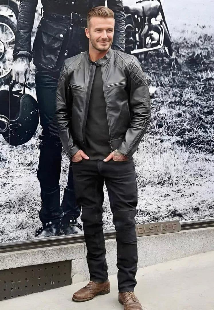 ベルスタッフスタナードレザージャケットベッカム. belstaff