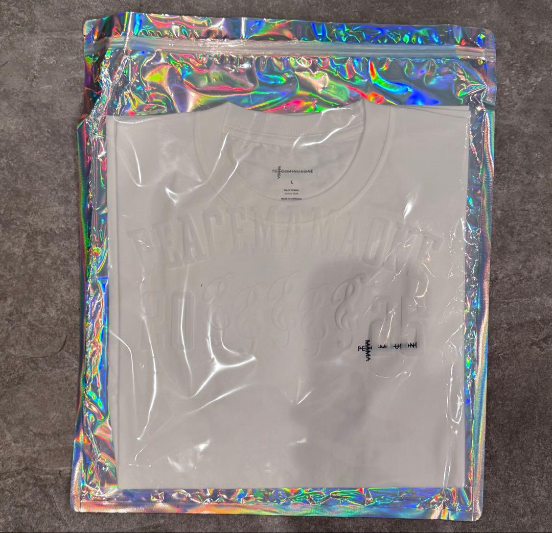 G-DRAGON PEACEMINUSONE MAMA ホワイト Tシャツ L