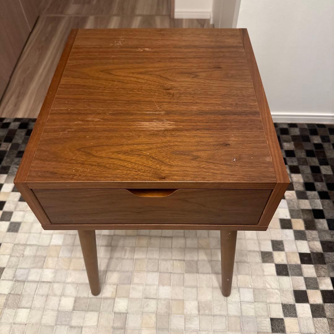 【NOCE】ウォールナットサイドテーブル