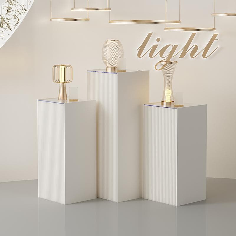 ディスプレイスタンド高さ38㎝長さ50㎝展示台 陳列台 組立不要 展示会イベント