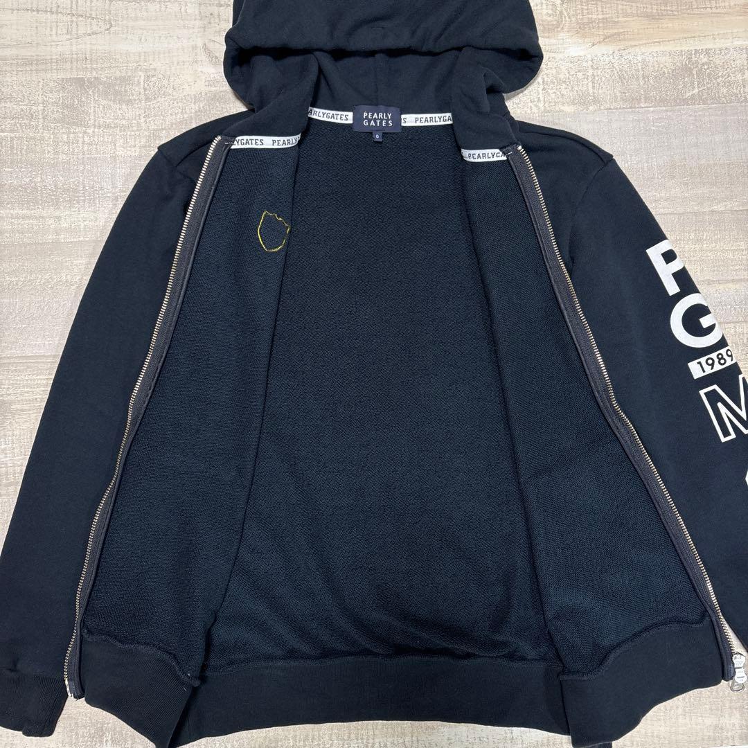 パーリーゲイツ★綿50%混★ストレッチダブルジップ【レディース サイズ0（S）】