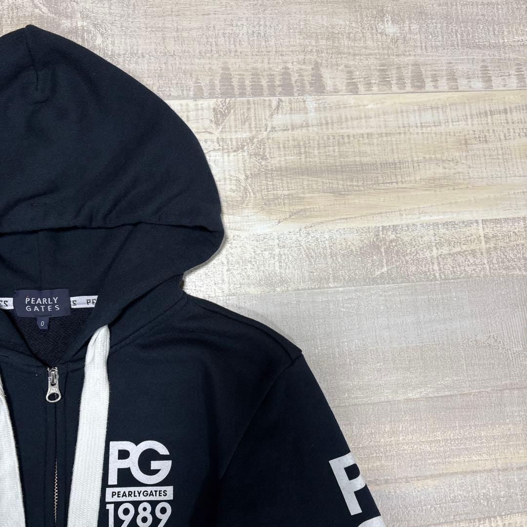 パーリーゲイツ★綿50%混★ストレッチダブルジップ【レディース サイズ0（S）】