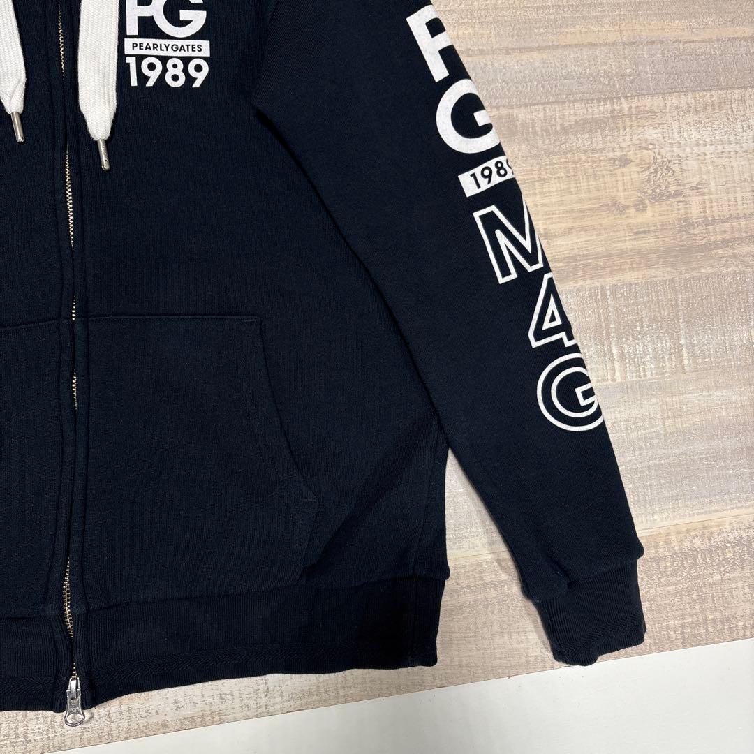 パーリーゲイツ★綿50%混★ストレッチダブルジップ【レディース サイズ0（S）】