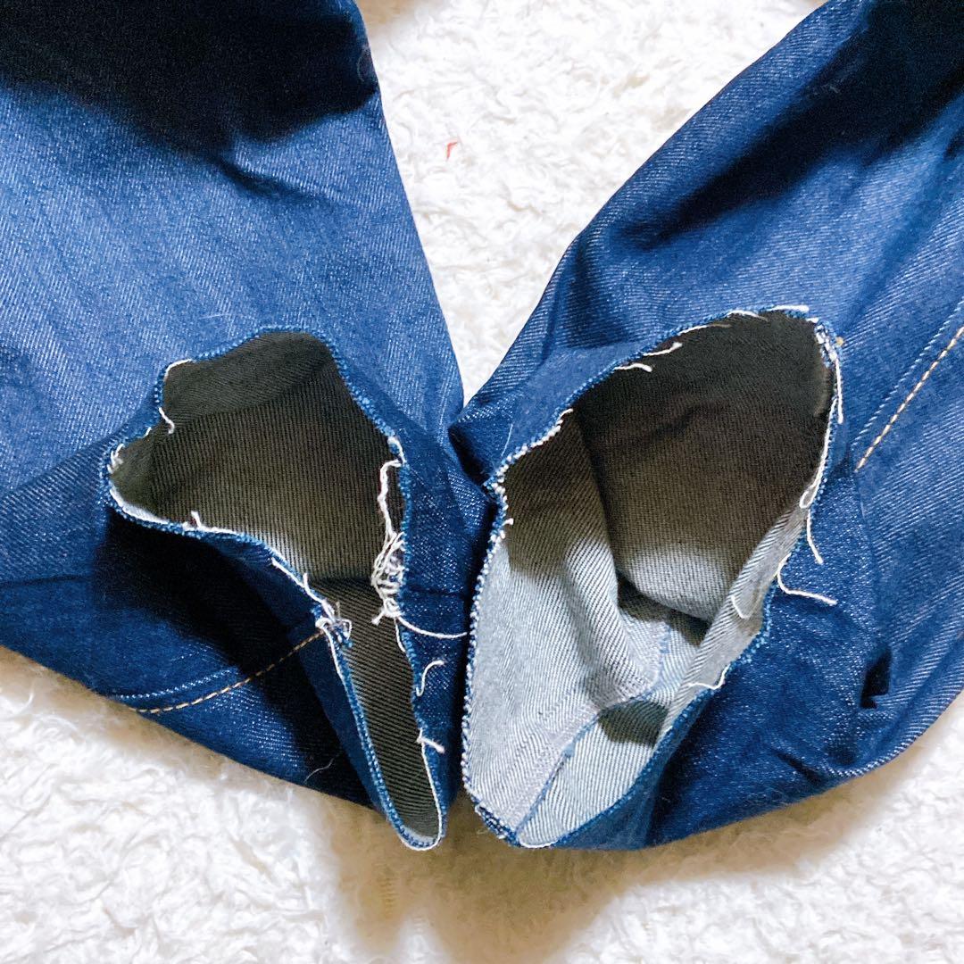 美品☆ヴィヴィアンウエストウッド　サルエルパンツ　オーブ　変形　インディゴ　水玉