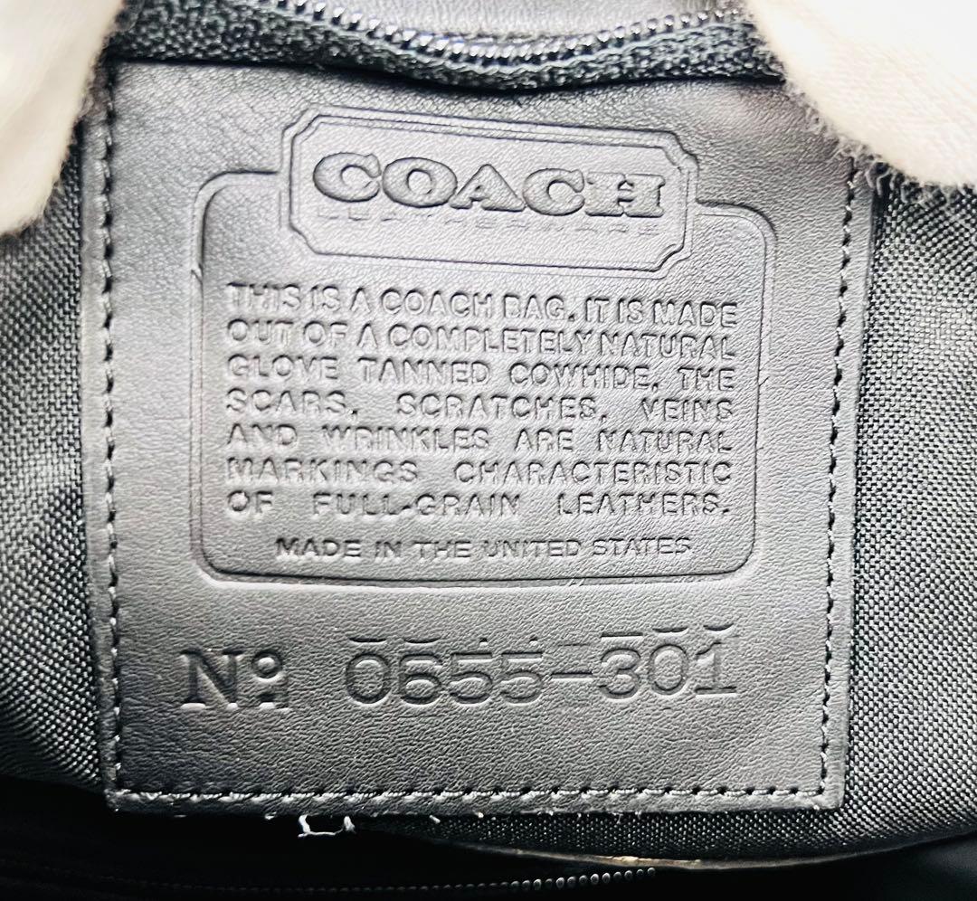 OLD COACH コーチ グラブタンレザー ボストンバッグ ドイツフック