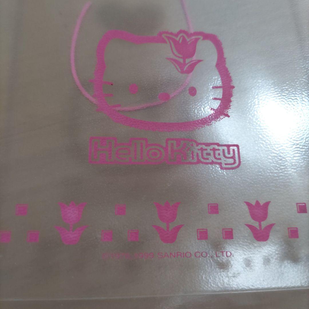 【平成レトロ】チューリップキティ　クリアファイル　ご当地メモおまけ　ハローキティ