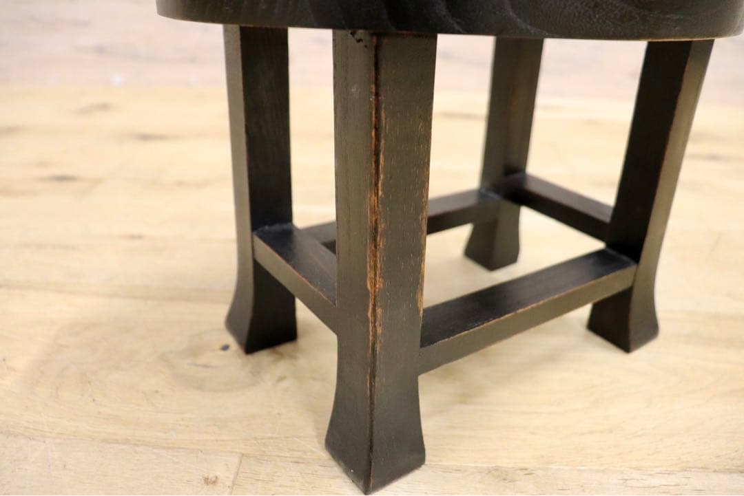 GMHK836A○木製スツール 踏み台 ステップ スツール 腰掛け 花台 飾り台