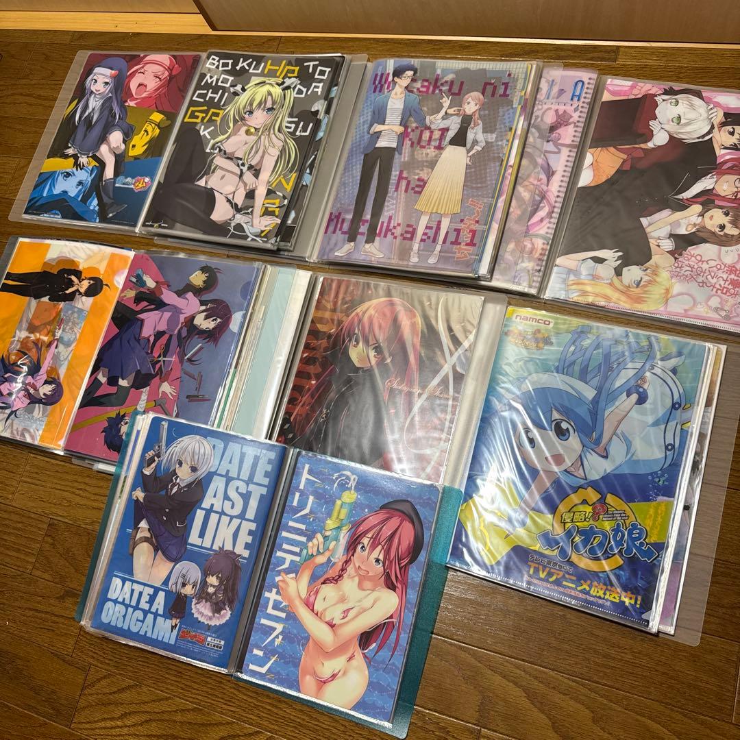 日*5様 SAO ハルヒ　けいおん　とある　等　クリアファイル　クリアシート　セ