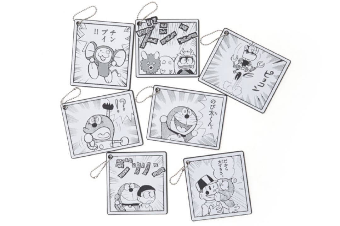 藤子・F・不二雄ミュージアム　1コマ　ラバー　コースター　キーホルダー　BOX