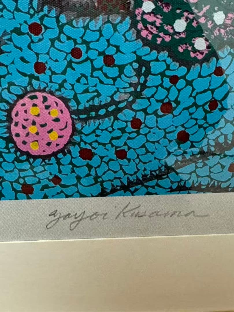 草間彌生YAYOI KUSAMA 版画 幻の野に立ちて ED100