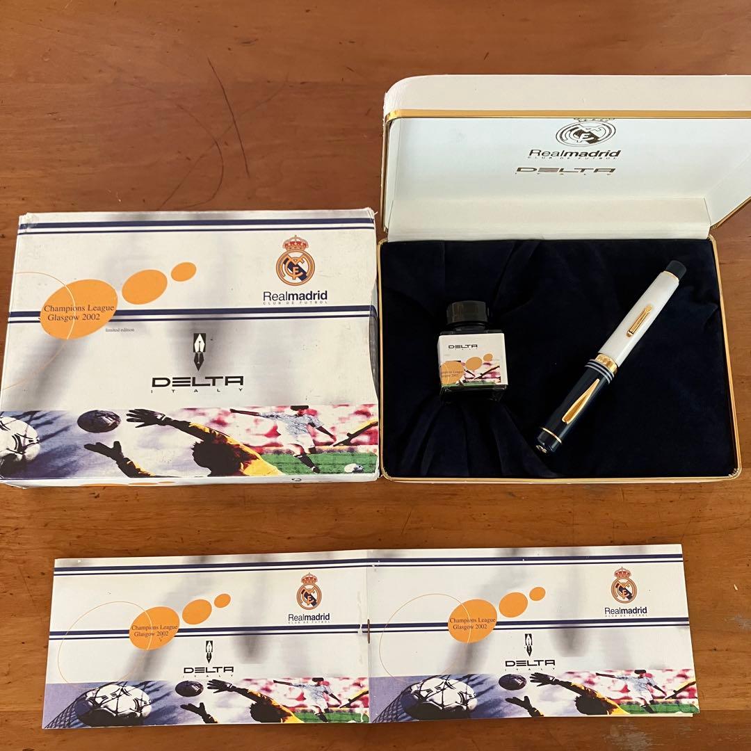 ◾️デルタ レアルマドリード万年筆18K M サイドレバー式