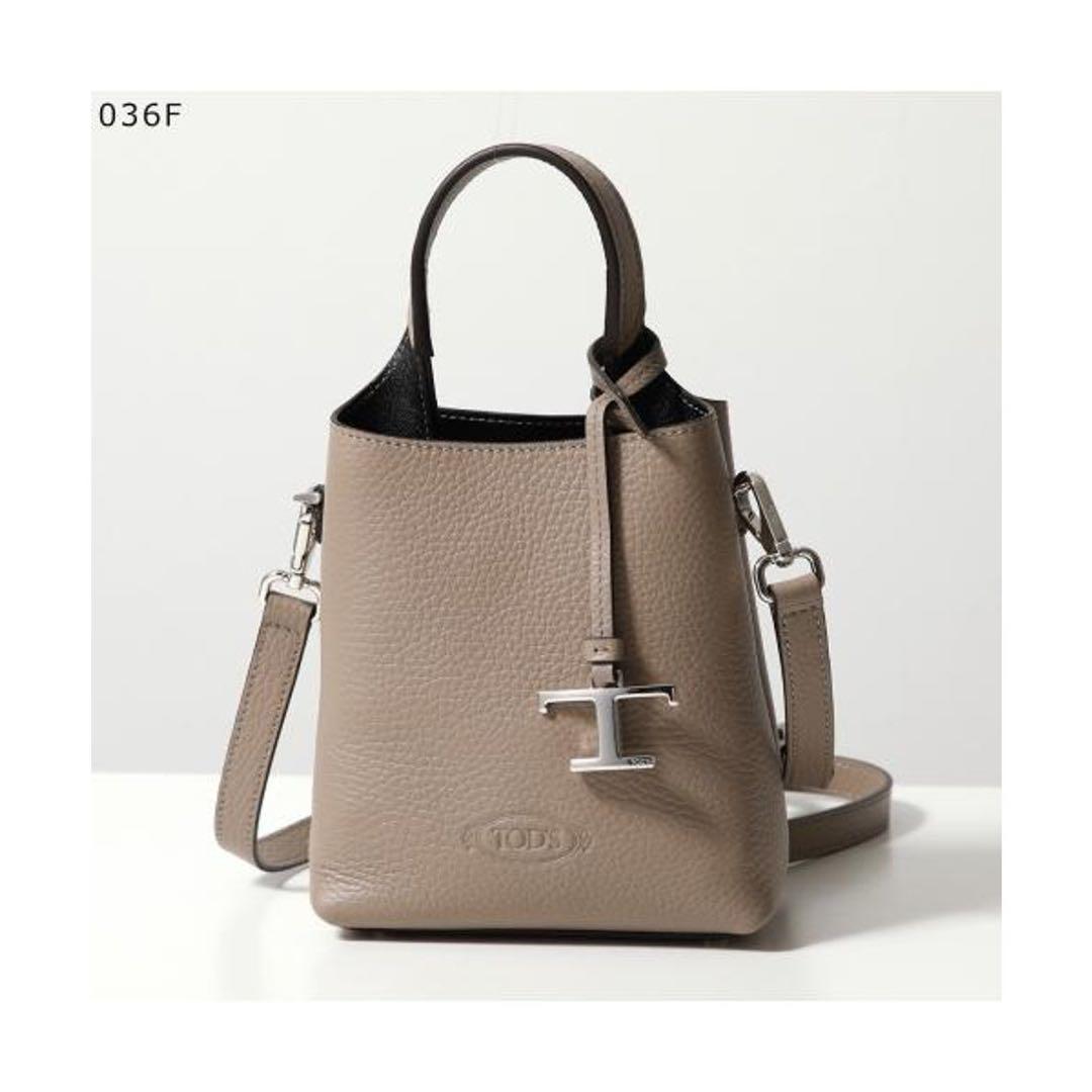 トッズマイクロ　TOD'S トッズ レザー バッグ マイクロ Tタイムレス