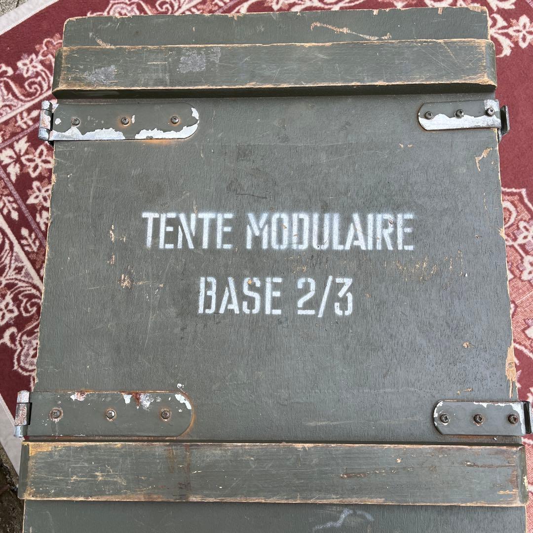 米軍実物 SURPLUS◾️ミリタリー 木製収納箱 ウッドボックス 木箱 軍物