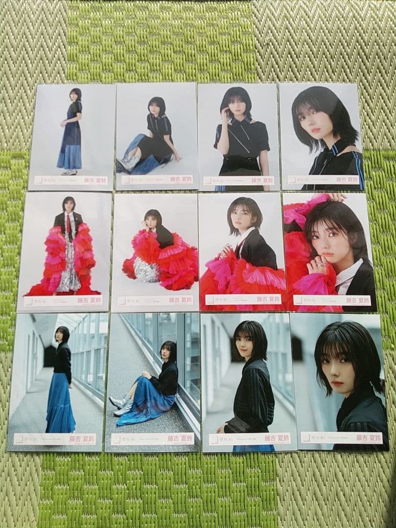 櫻坂46 藤吉夏鈴 生写真startoverMVジャケ歌唱衣装のコンプ