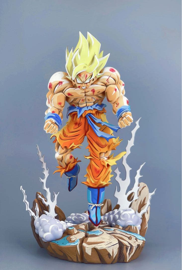 ナメック星 超サイヤ人 孫悟空 二次元ペイント　ドラゴンボールフィギュア