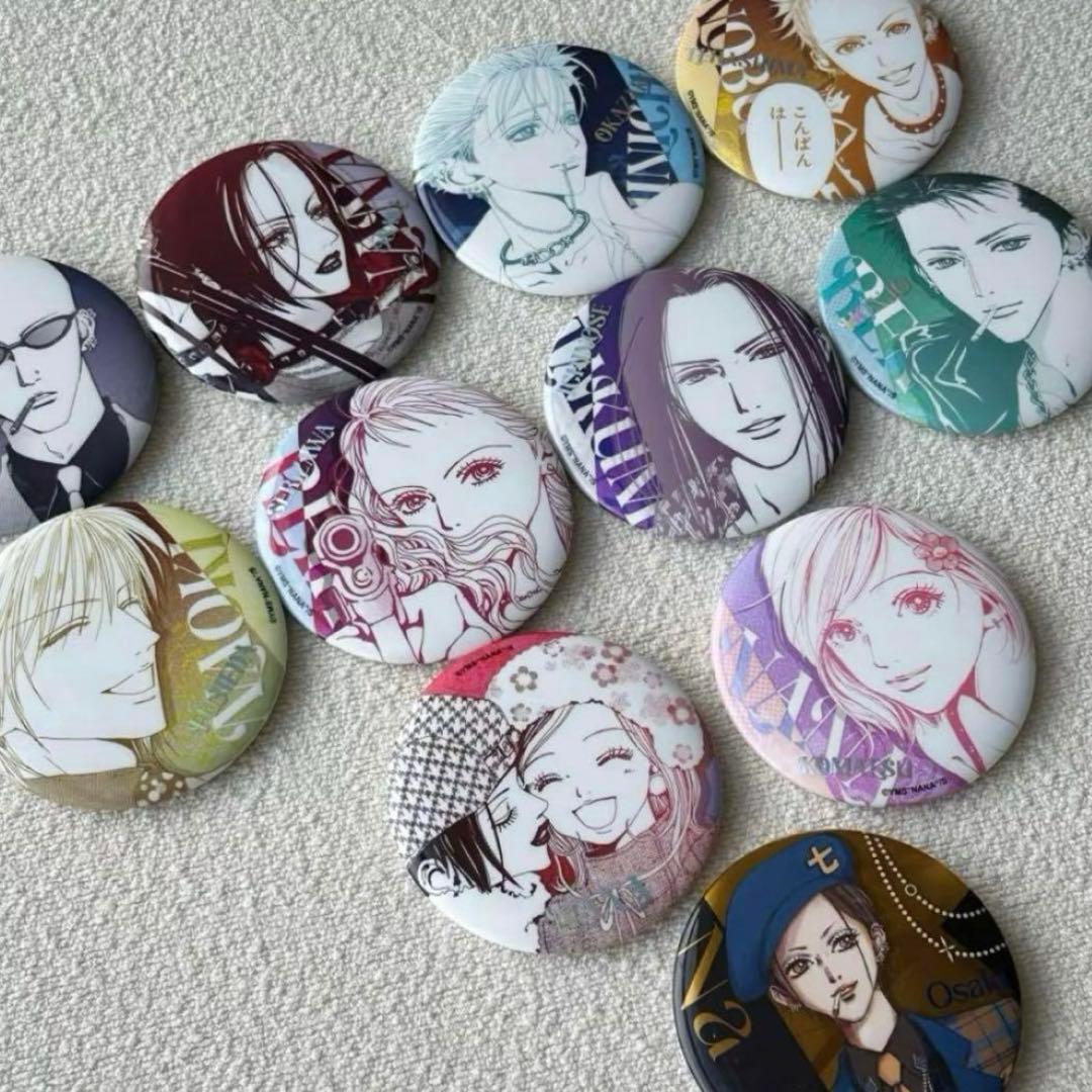 NANA 矢沢あい コラボカフェ 缶バッジ 海外限定 コンプリート セット未開封