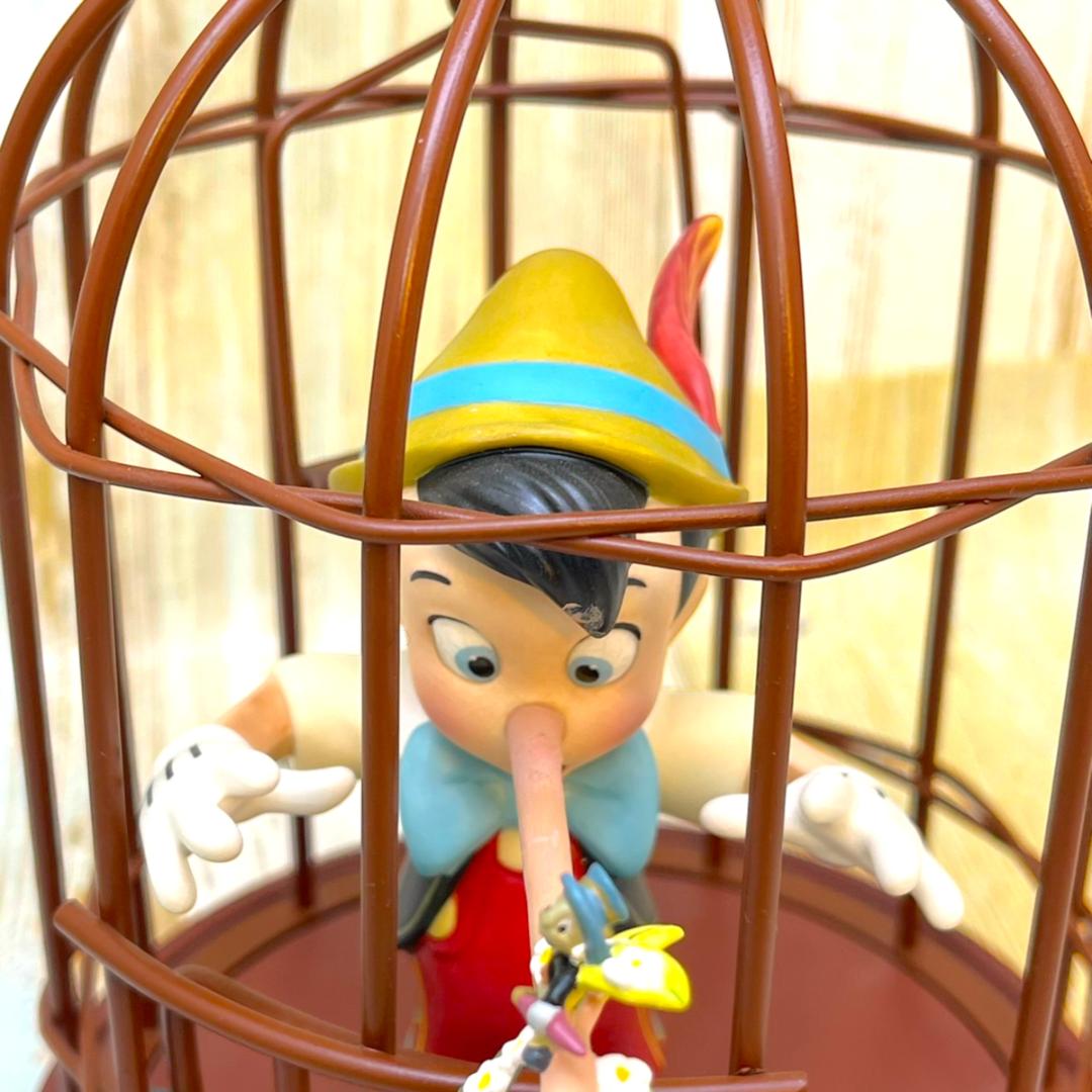 WDCC ピノキオ ジミニークリケット 檻 鍵★フィギュア　訳あり