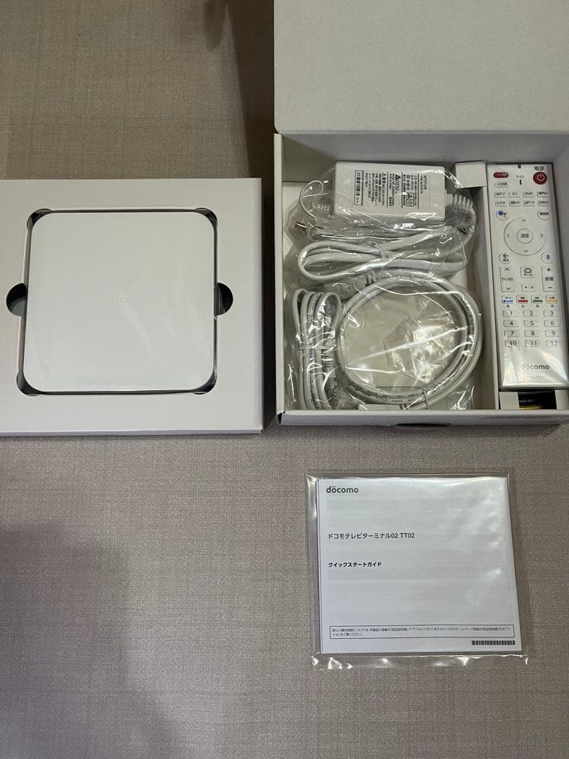 docomo TVターミナル02 TT02 未使用品 付属品完備 ドコモ