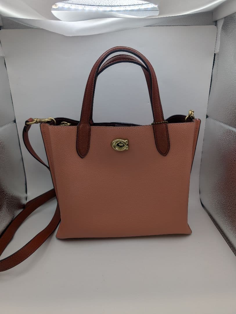 COACH 2way ショルダーバッグ ピンク