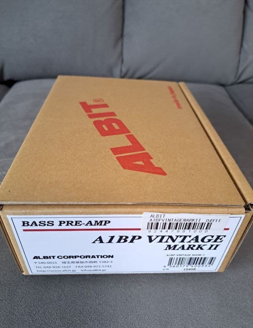 ALBIT A1BP VINTAGE MARKII　ベースエフェクター