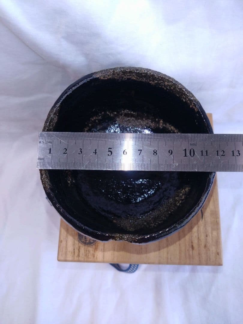 光悦写 茶碗【鉄壁】佐々木昭楽造　抹茶茶碗　黒楽茶碗 美品