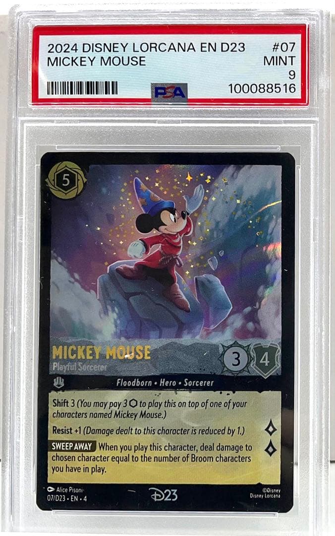 ★PSA9★ ディズニー ロルカナ D23 ミッキー マウス expo2024