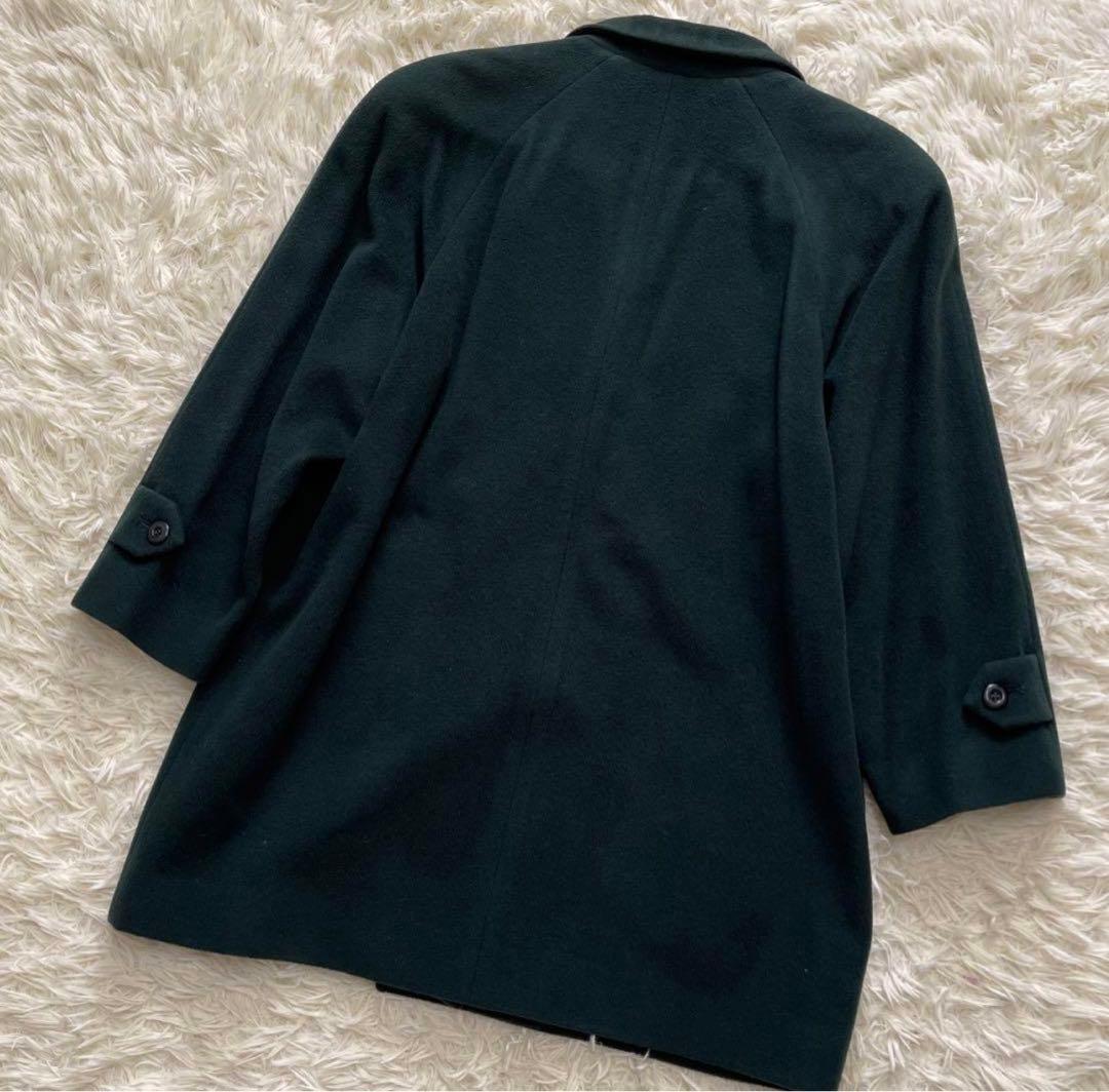 【バーバリー】カシミア混　チェスターコート