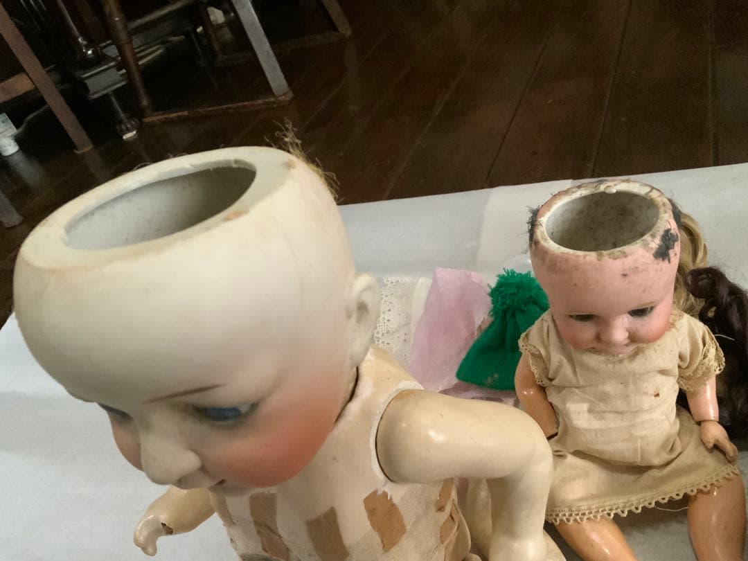 和製ビスクドールなど、ジャンク品一括