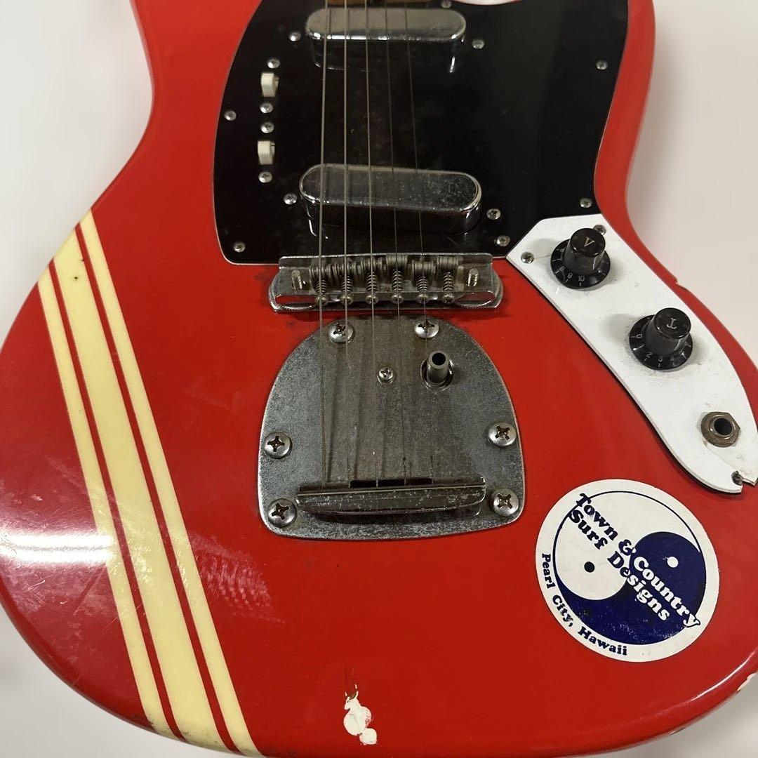 ②JT2511 Founder ムスタング風エレキギター ジャンク品