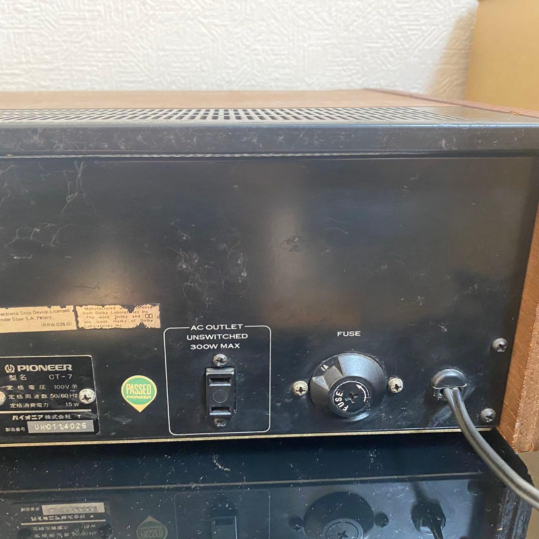 Pioneer CT-7 カセットデッキ ビンテージ ジャンク
