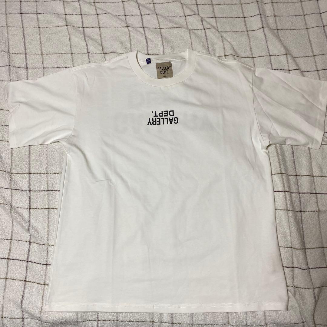 トップス GALLERY DEPT Reverse Logo T Shirt -white