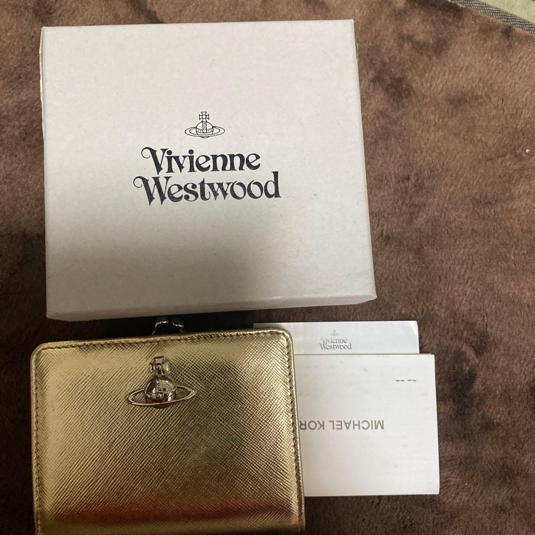 Vivienne Westwood ゴールド 二つ折り財布