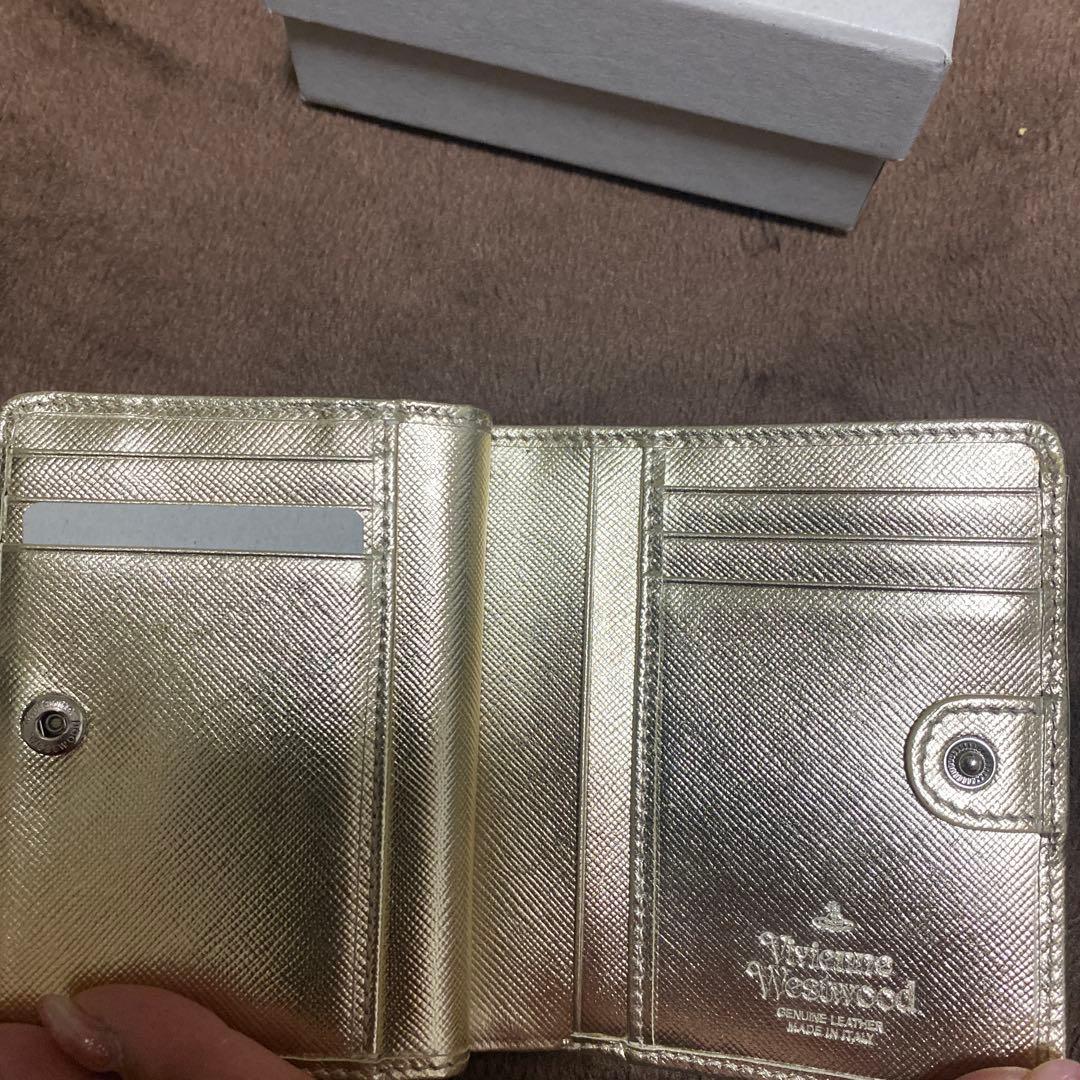 Vivienne Westwood ゴールド 二つ折り財布